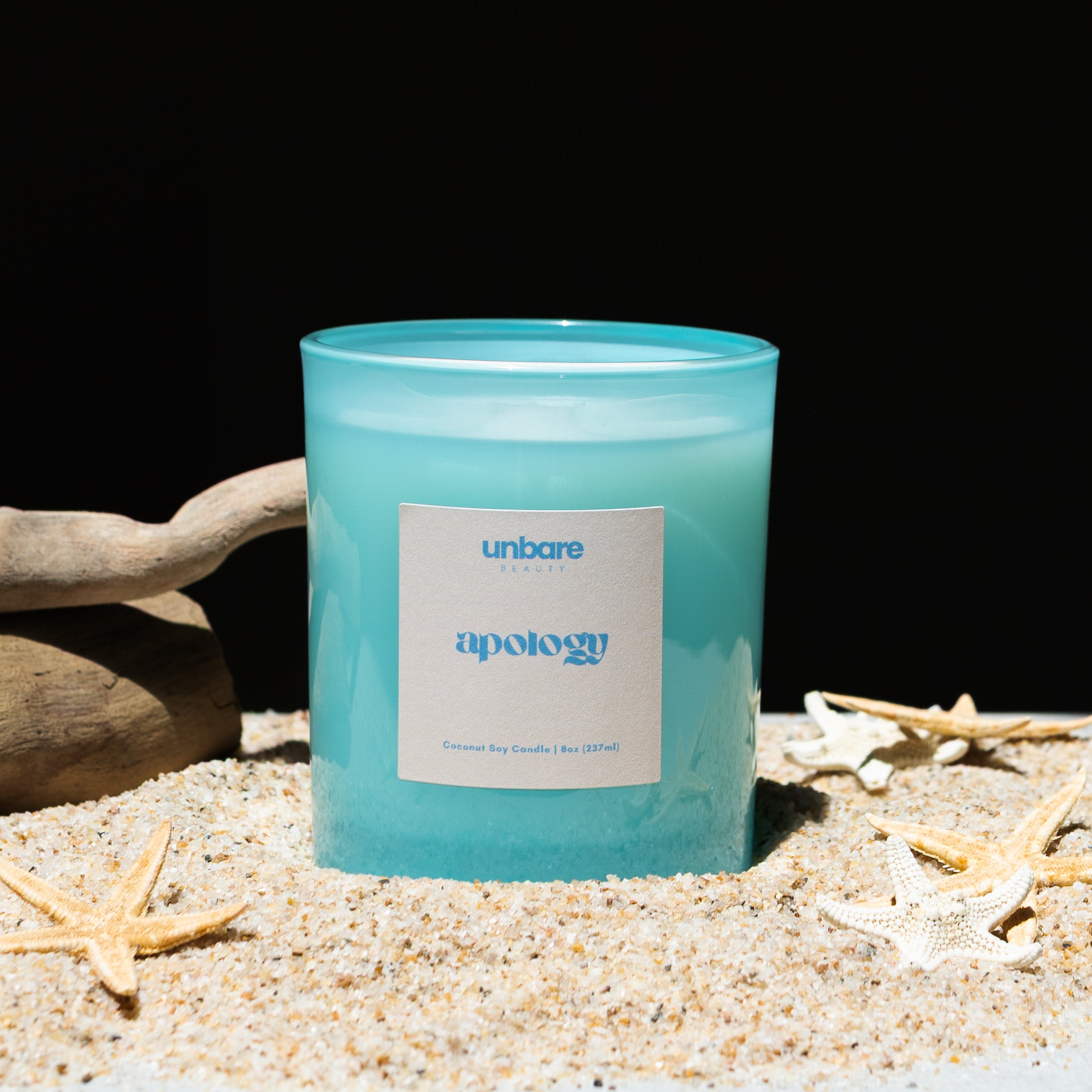 Apology coconut soy candle by Unbare Beauty