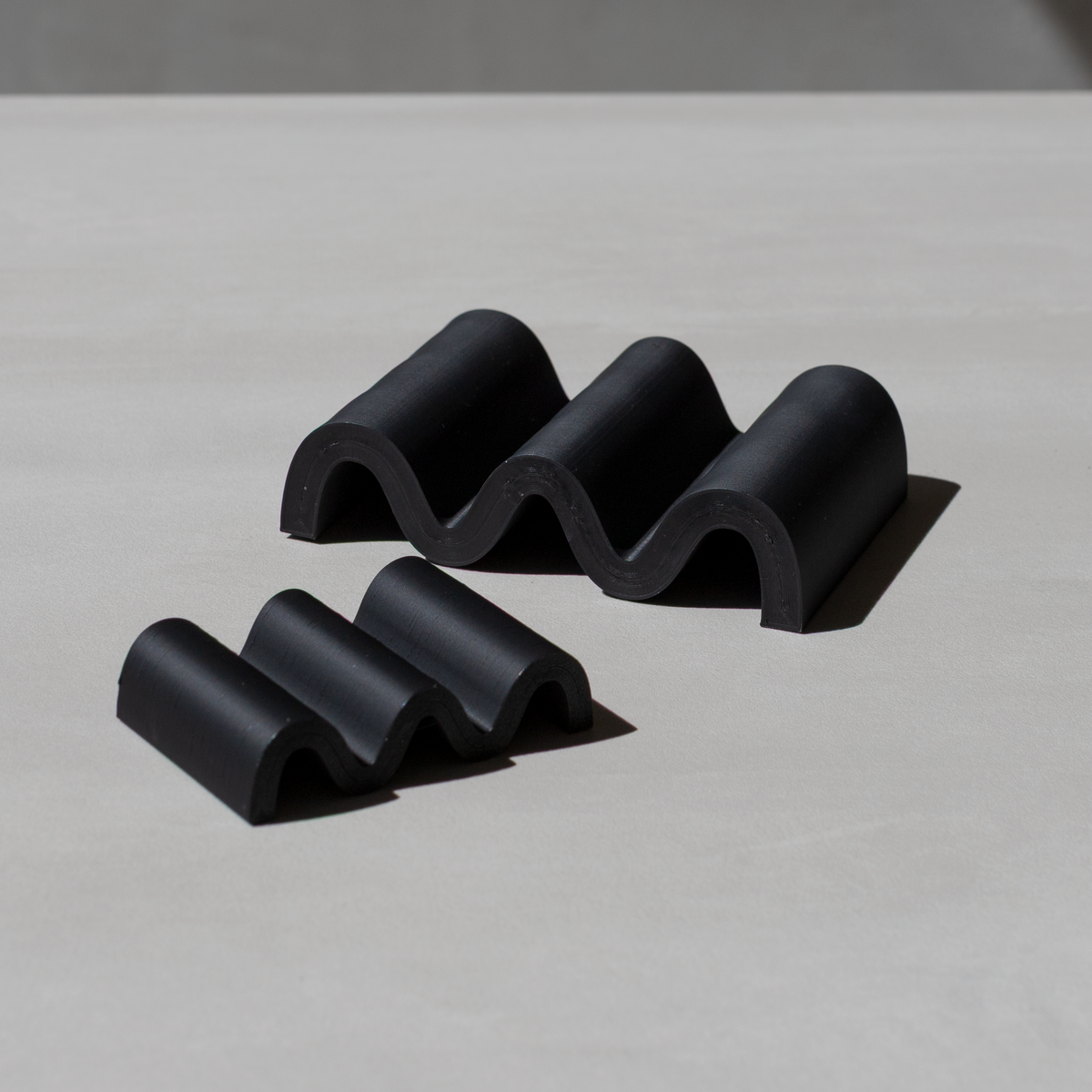 Black Wavy Tray