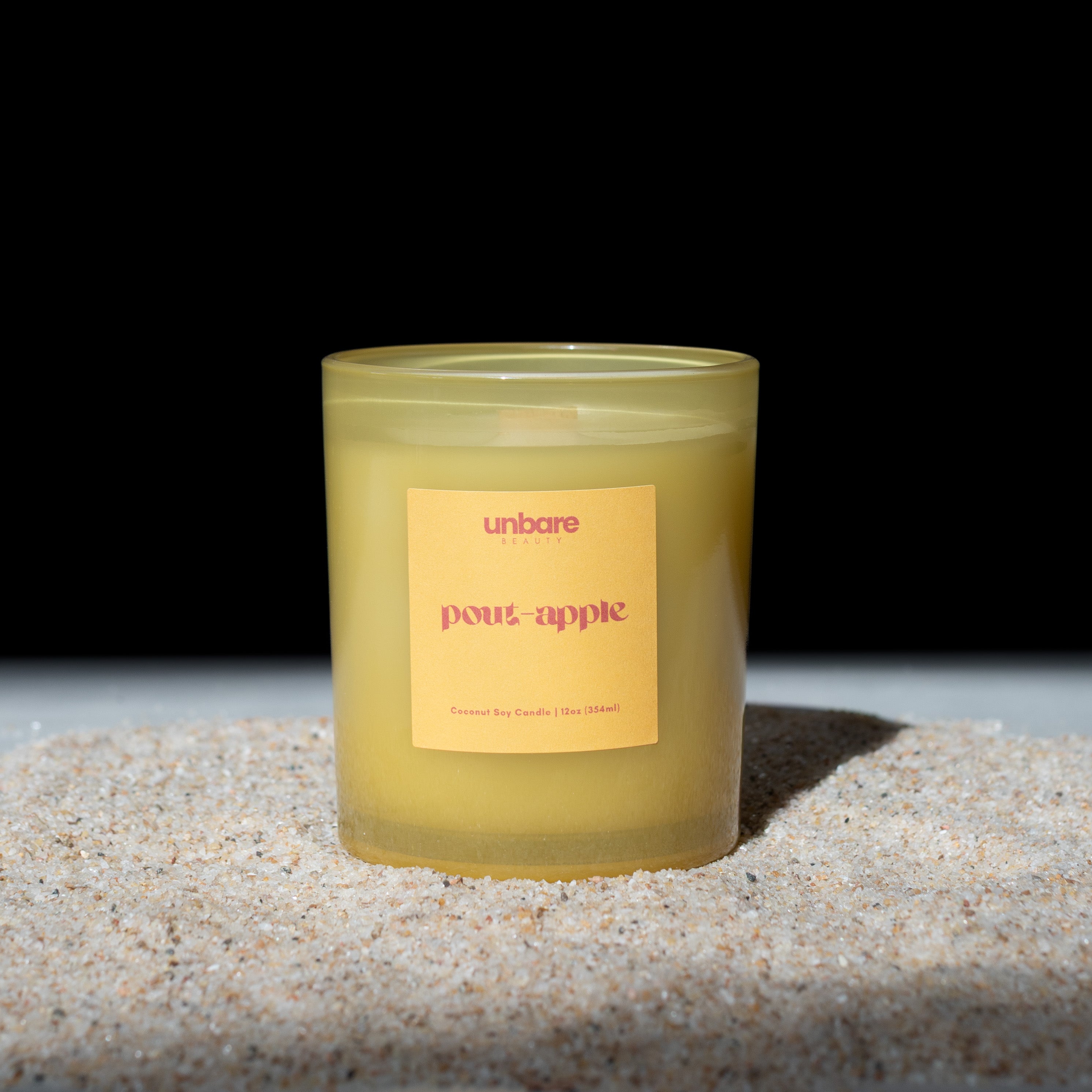 Pout-Apple Candle